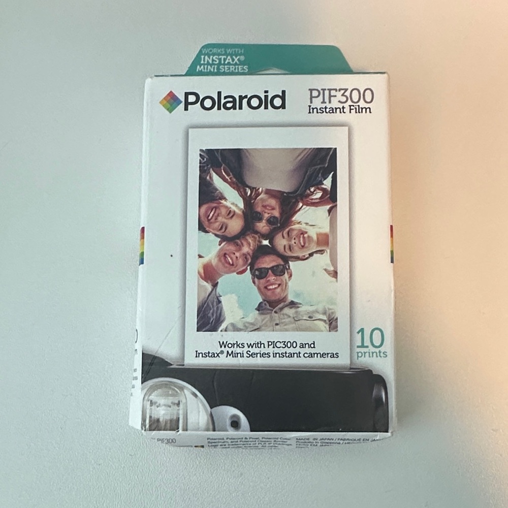 Polaroid PIF300 Instant Film with Colorful Prints